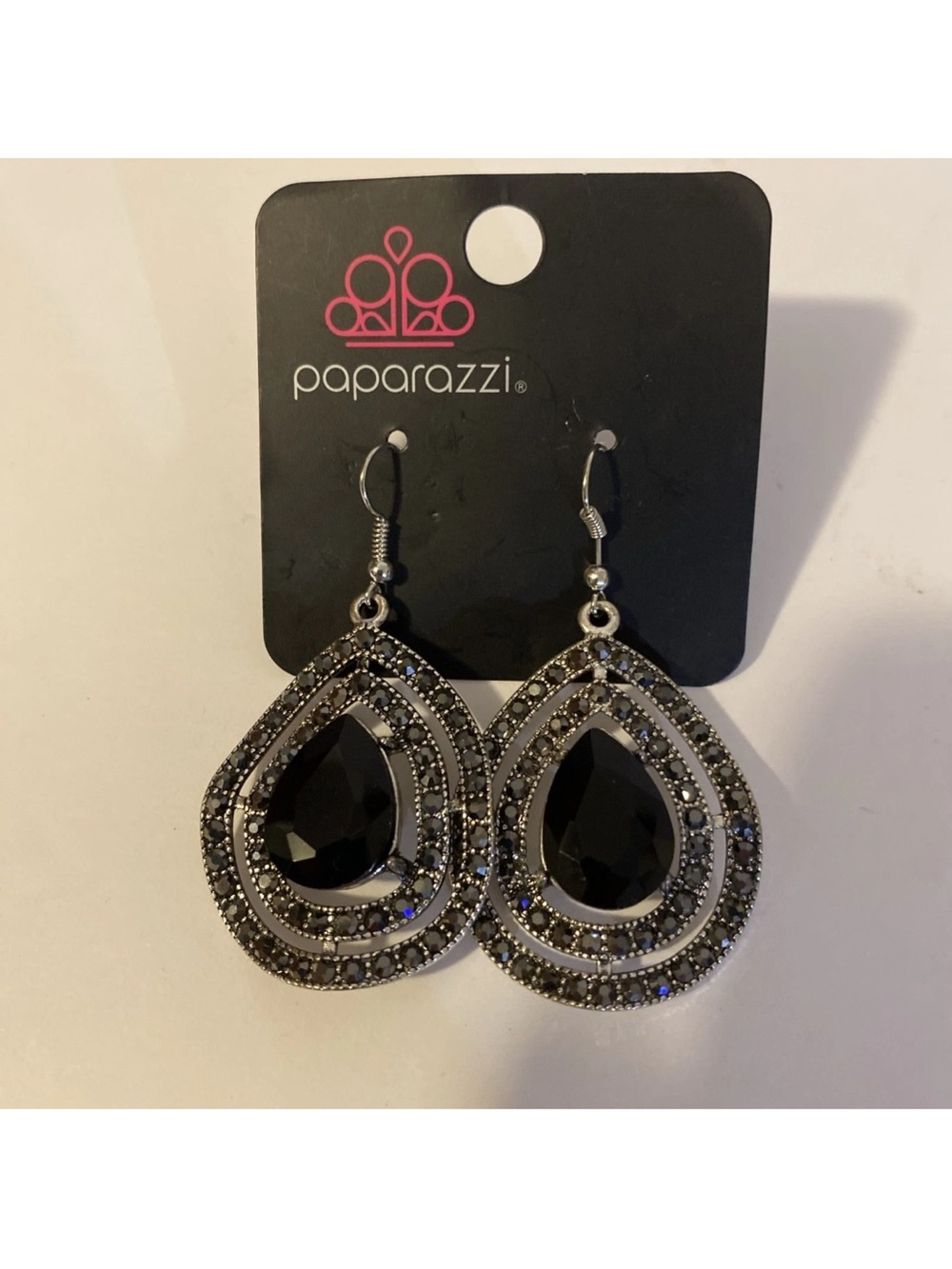 Paparazzi Black Dangle Earrings NEW